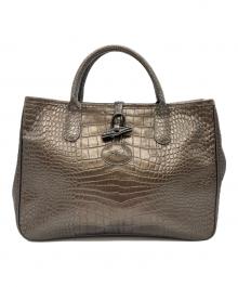 LONGCHAMP（ロンシャン）の古着「ハンドバッグ」｜ブラウン