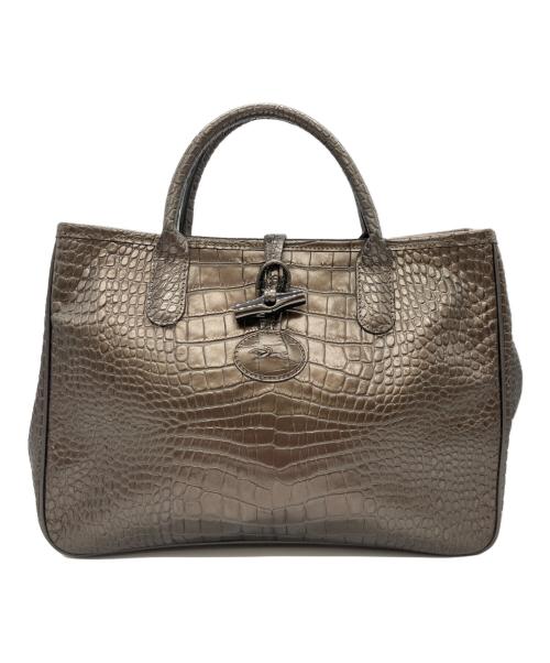 LONGCHAMP（ロンシャン）LONGCHAMP (ロンシャン) ハンドバッグ ブラウンの古着・服飾アイテム