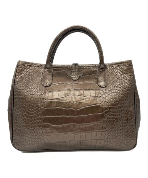 LONGCHAMP（ロンシャン）LONGCHAMP (ロンシャン) ハンドバッグ ブラウンの古着・服飾アイテム