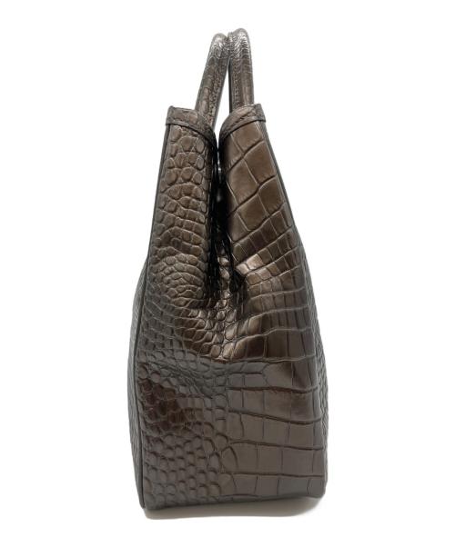 LONGCHAMP（ロンシャン）LONGCHAMP (ロンシャン) ハンドバッグ ブラウンの古着・服飾アイテム