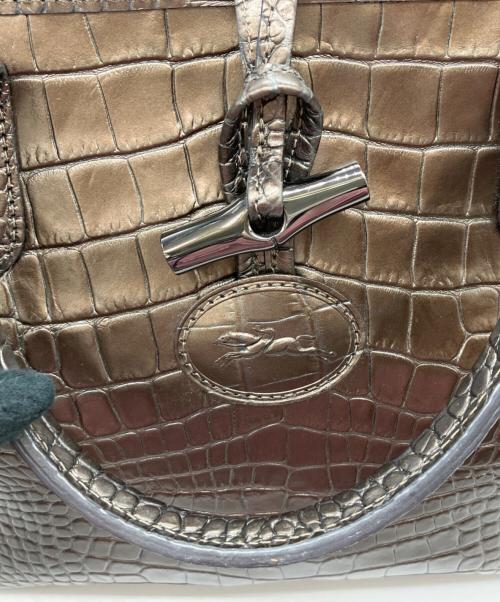 LONGCHAMP（ロンシャン）LONGCHAMP (ロンシャン) ハンドバッグ ブラウンの古着・服飾アイテム