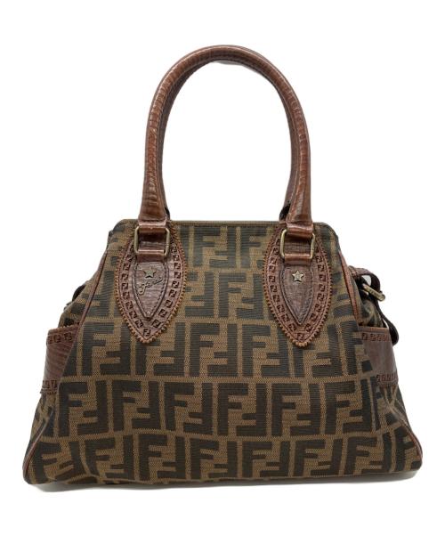 FENDI（フェンディ）FENDI (フェンディ) ハンドバッグ ブラウンの古着・服飾アイテム