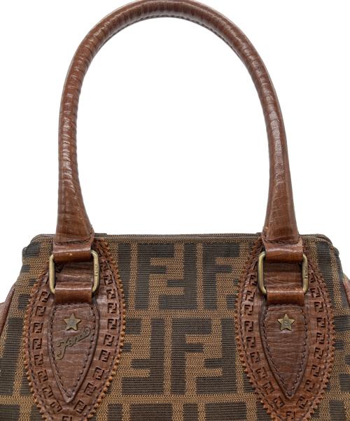 FENDI（フェンディ）FENDI (フェンディ) ハンドバッグ ブラウンの古着・服飾アイテム