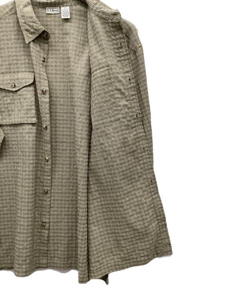 L.L.Bean（エルエルビーン）L.L.Bean (エルエルビーン) 長袖シャツ オリーブ サイズ:EXTRA LARGEの古着・服飾アイテム