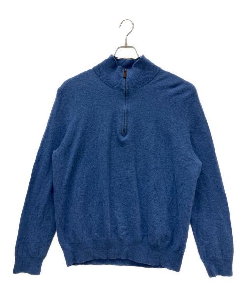 POLO RALPH LAUREN（ポロ・ラルフローレン）POLO RALPH LAUREN (ポロ・ラルフローレン) 厚手ニット ブルー サイズ:XXLの古着・服飾アイテム
