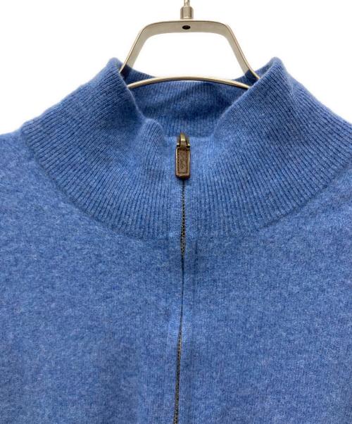 POLO RALPH LAUREN（ポロ・ラルフローレン）POLO RALPH LAUREN (ポロ・ラルフローレン) 厚手ニット ブルー サイズ:XXLの古着・服飾アイテム