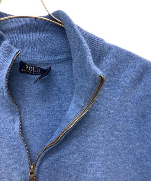 POLO RALPH LAUREN（ポロ・ラルフローレン）POLO RALPH LAUREN (ポロ・ラルフローレン) 厚手ニット ブルー サイズ:XXLの古着・服飾アイテム