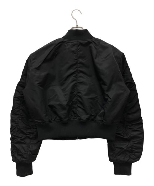 DIESEL（ディーゼル）DIESEL (ディーゼル) MA-1ジャケット ブラック サイズ:Ｍの古着・服飾アイテム