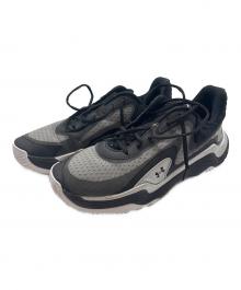 UNDER ARMOUR（アンダーアーマー）の古着「バスケットボールシューズ」｜グレー×ブラック