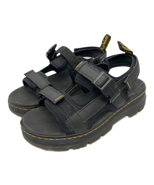 Dr.Martens（ドクターマーチン）Dr.Martens (ドクターマーチン) マルチストラップサンダル ブラック サイズ:UK7の古着・服飾アイテム
