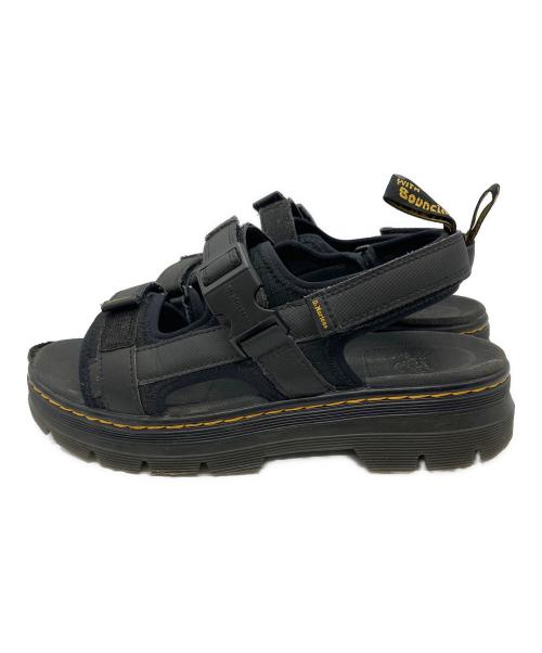 Dr.Martens（ドクターマーチン）Dr.Martens (ドクターマーチン) マルチストラップサンダル ブラック サイズ:UK7の古着・服飾アイテム