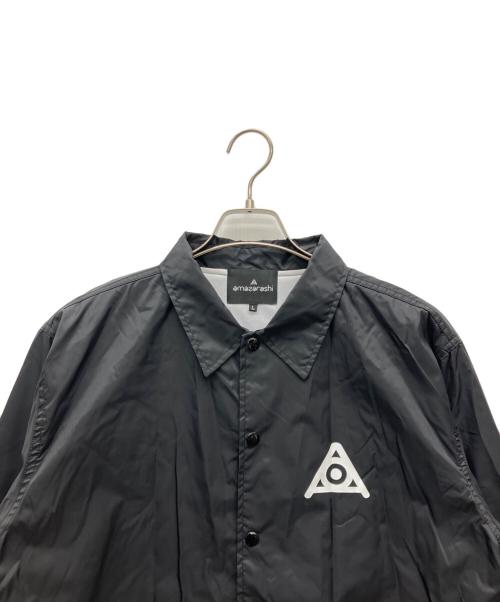 amazarashi（アマザラシ）amazarashi (アマザラシ) コーチジャケット ブラック サイズ:Ｌの古着・服飾アイテム