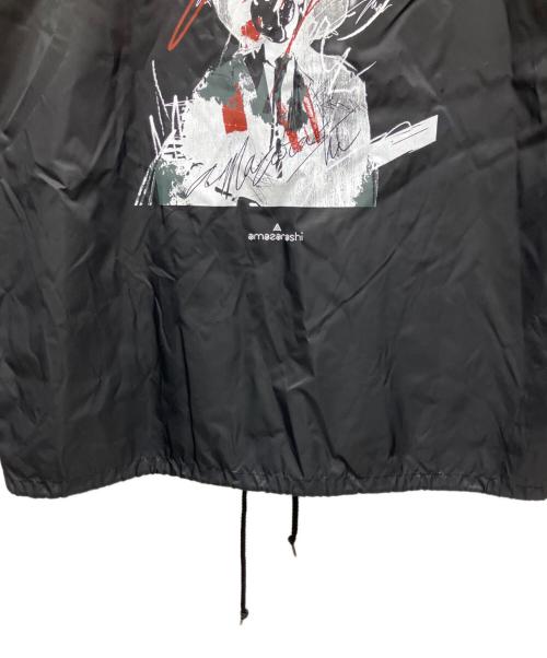 amazarashi（アマザラシ）amazarashi (アマザラシ) コーチジャケット ブラック サイズ:Ｌの古着・服飾アイテム