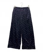 JOURNAL STANDARD relumeジャーナルスタンダード レリューム）の古着「小花柄プリントパンツ」｜ネイビー
