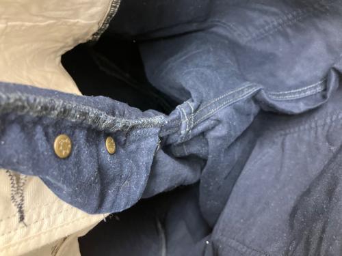 POLO RALPH LAUREN（ポロ・ラルフローレン）POLO RALPH LAUREN (ポロ・ラルフローレン) 625ボタンフライパンツ ネイビー サイズ:SIZE 88.5cm (W35)の古着・服飾アイテム