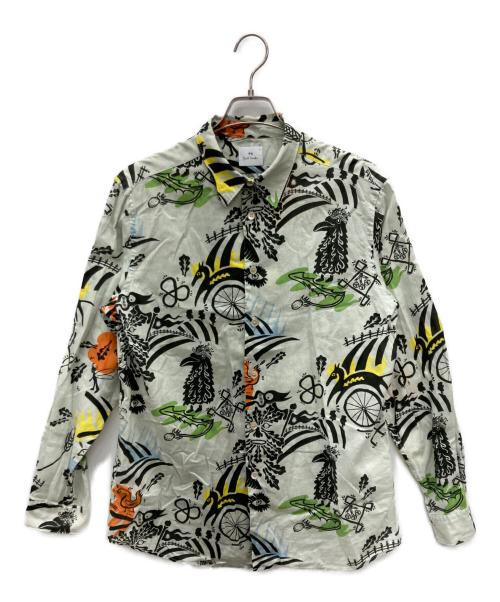 PAUL SMITH（ポールスミス）PAUL SMITH (ポールスミス) 長袖シャツ グリーン サイズ:Lの古着・服飾アイテム