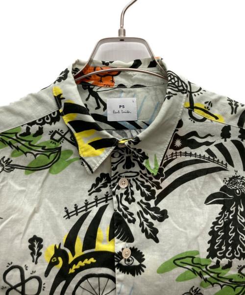 PAUL SMITH（ポールスミス）PAUL SMITH (ポールスミス) 長袖シャツ グリーン サイズ:Lの古着・服飾アイテム