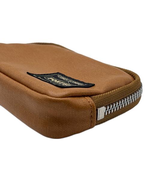 PORTER（ポーター）PORTER (ポーター) TINY CARD CASE ブラウンの古着・服飾アイテム