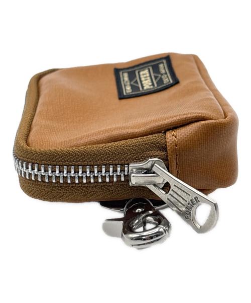 PORTER（ポーター）PORTER (ポーター) TINY CARD CASE ブラウンの古着・服飾アイテム