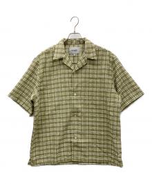 CarHartt（カーハート）の古着「半袖シャツ」｜グリーン×ホワイト
