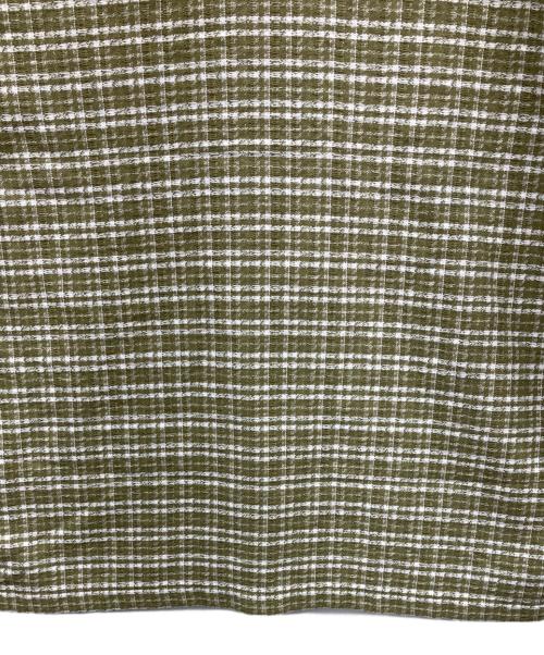 CarHartt（カーハート）CarHartt (カーハート) 半袖シャツ グリーン×ホワイト サイズ:Mの古着・服飾アイテム