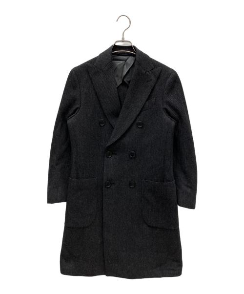 LARDINI（ラルディーニ）LARDINI (ラルディーニ) ダブルジャケット ブラック サイズ:42の古着・服飾アイテム