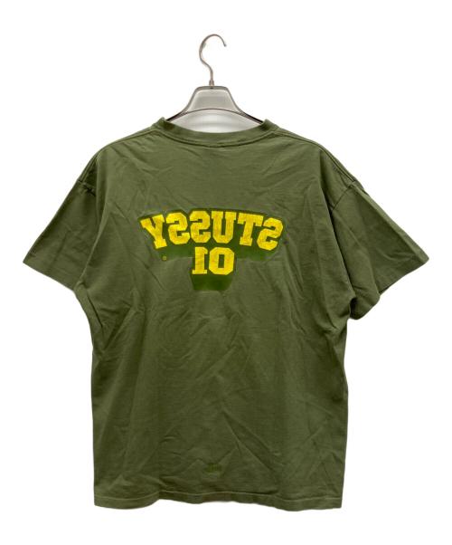 stussy（ステューシー）stussy (ステューシー) 半袖Tシャツ カーキ サイズ:XLの古着・服飾アイテム