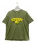 stussy（ステューシー）の古着「半袖Tシャツ」｜カーキ
