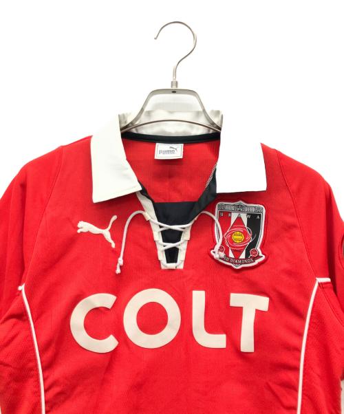 浦和レッズ（ウラワレッズ）浦和レッズ (ウラワレッズ) PUMA (プーマ) サッカーユニフォーム レッド サイズ:150の古着・服飾アイテム