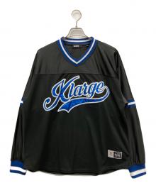 X-LARGE（エクストララージ）の古着「ゲームシャツ」｜ブラック×ブルー