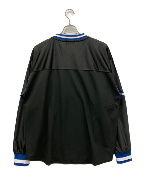 X-LARGE（エクストララージ）X-LARGE (エクストララージ) ゲームシャツ ブラック×ブルー サイズ:XLの古着・服飾アイテム