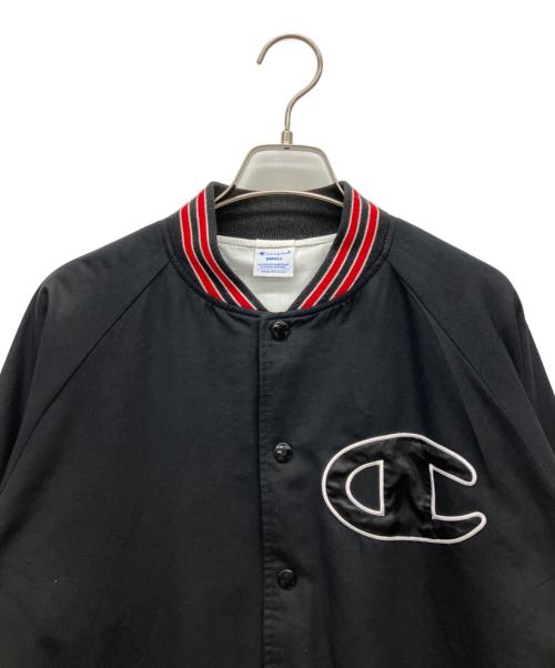 Champion（チャンピオン）Champion (チャンピオン) X-GIRL (エックスガール) スタジャン ブラック サイズ:Sの古着・服飾アイテム