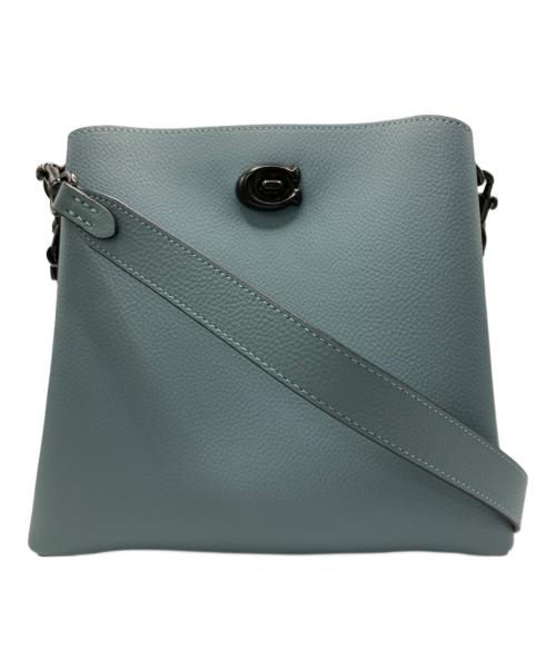 COACH（コーチ）COACH (コーチ) ショルダーバッグ スカイブルーの古着・服飾アイテム