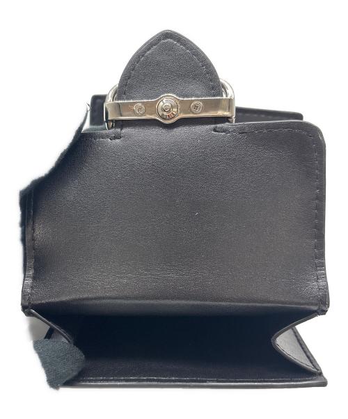 COACH（コーチ）COACH (コーチ) スモールモーガンウォレットグネチャー キャンバス・ローズ プリント ブラックの古着・服飾アイテム