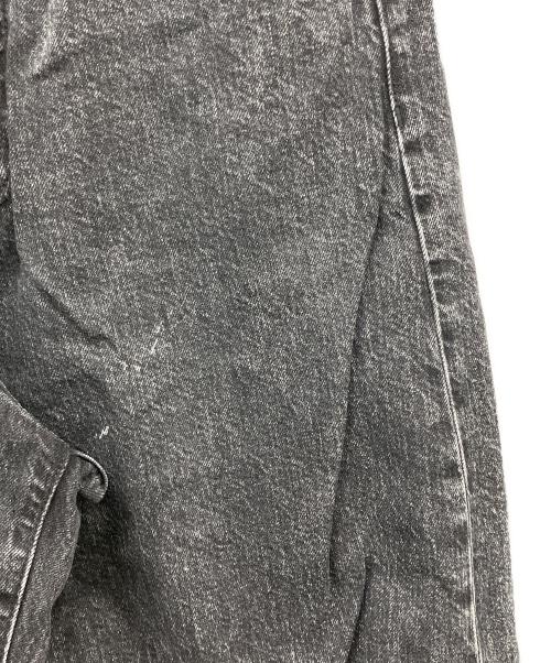 LOWRYS FARM（ローリーズファーム）LOWRYS FARM (ローリーズファーム) バギーデニムパンツ ブラック サイズ:Lの古着・服飾アイテム