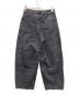 LOWRYS FARM (ローリーズファーム) バギーデニムパンツ ブラック サイズ:L：5000円