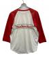 BUDWEISER (バドワイザー) 半袖カットソー レッド×ホワイト サイズ:不明：5000円
