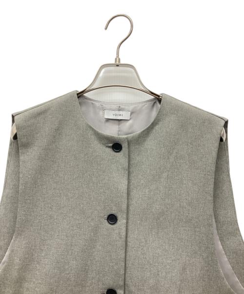 YOIHI（ヨイヒ）YOIHI (ヨイヒ) ベスト グレー サイズ:FREEの古着・服飾アイテム