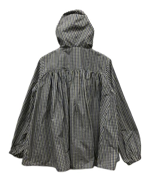 YORI（ヨリ）YORI (ヨリ) ナイロンジャケット ブラック×ホワイト サイズ:Fの古着・服飾アイテム