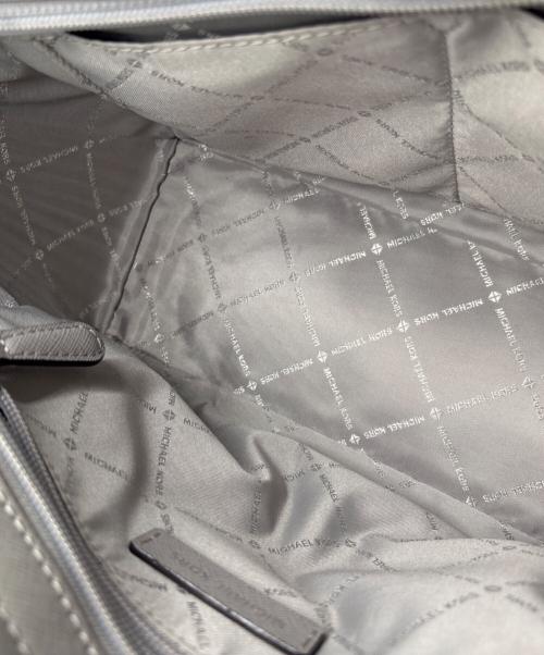 MICHAEL KORS（マイケル・コース）MICHAEL KORS (マイケル・コース) 2WAYショルダーバッグ ライトグレーの古着・服飾アイテム