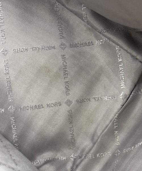 MICHAEL KORS（マイケル・コース）MICHAEL KORS (マイケル・コース) 2WAYショルダーバッグ ライトグレーの古着・服飾アイテム