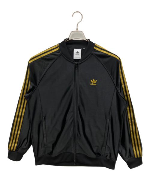 adidas（アディダス）adidas (アディダス) SSTトラックトップ ブラック×ゴールド サイズ:XLの古着・服飾アイテム