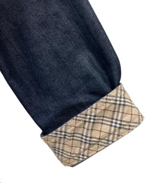 BURBERRY BLUE LABEL（バーバリー ブルー レーベル）BURBERRY BLUE LABEL (バーバリー ブルー レーベル) 長袖ワンピース インディゴ サイズ:36の古着・服飾アイテム