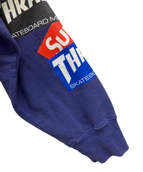 SUPREME（シュプリーム）SUPREME (シュプリーム) THRASHER (スラッシャー) Multi Logo Zip Up Hooded Sweatshirt ネイビー サイズ:Mの古着・服飾アイテム