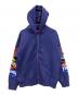 SUPREME（シュプリーム）の古着「Multi Logo Zip Up Hooded Sweatshirt」｜ネイビー