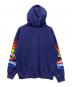 SUPREME (シュプリーム) THRASHER (スラッシャー) Multi Logo Zip Up Hooded Sweatshirt ネイビー サイズ:M：15000円