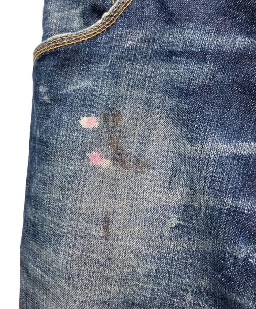 DSQUARED2（ディースクエアード）DSQUARED2 (ディースクエアード) ダメージデニムパンツ インディゴ サイズ:48の古着・服飾アイテム
