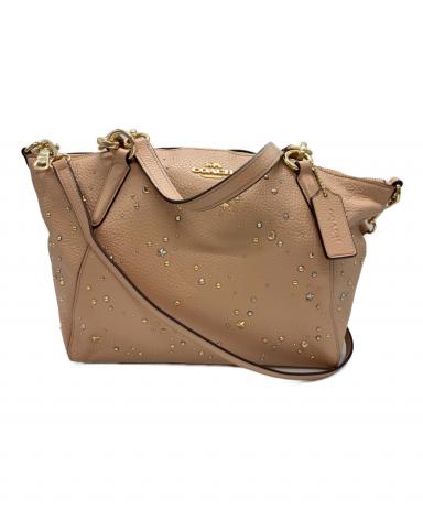中古・古着通販】COACH (コーチ) 2WAYショルダーバッグ ピンク