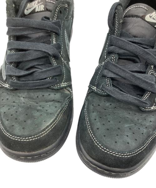 NIKE（ナイキ）NIKE (ナイキ) Travis Scott (トラヴィススコット) Air Jordan 1 Low OG SPBlack Phantom ブラック サイズ:28の古着・服飾アイテム