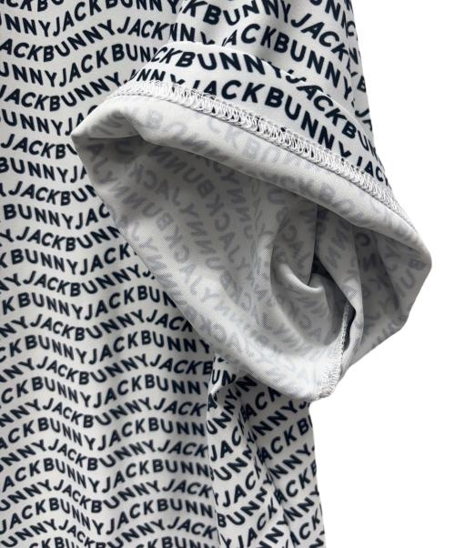 JACK BUNNY（ジャックバニー）JACK BUNNY (ジャックバニー) ゴルフウェア(トップス) ホワイト×ブラック サイズ:SIZE6の古着・服飾アイテム
